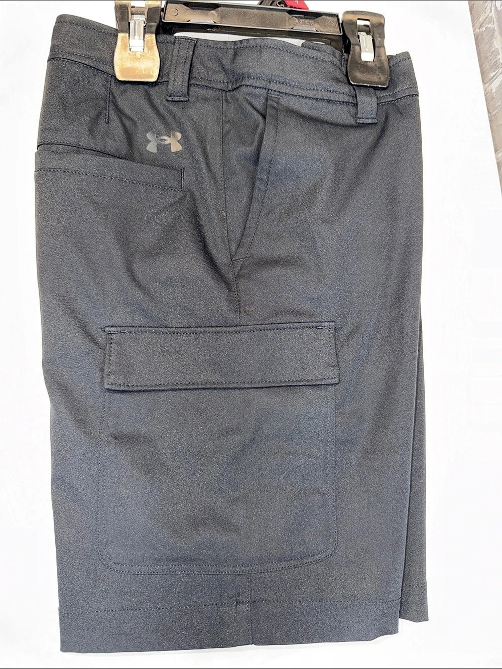 Under Armour boy's Cargo Shorts in black